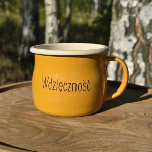 Kubek Emaliowany „ Wdzięczność ”