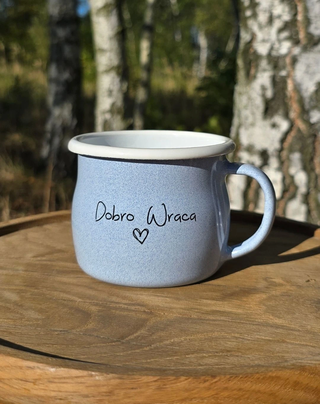 Kubek Emaliowany „ Dobro Wraca ” - obrazek 2
