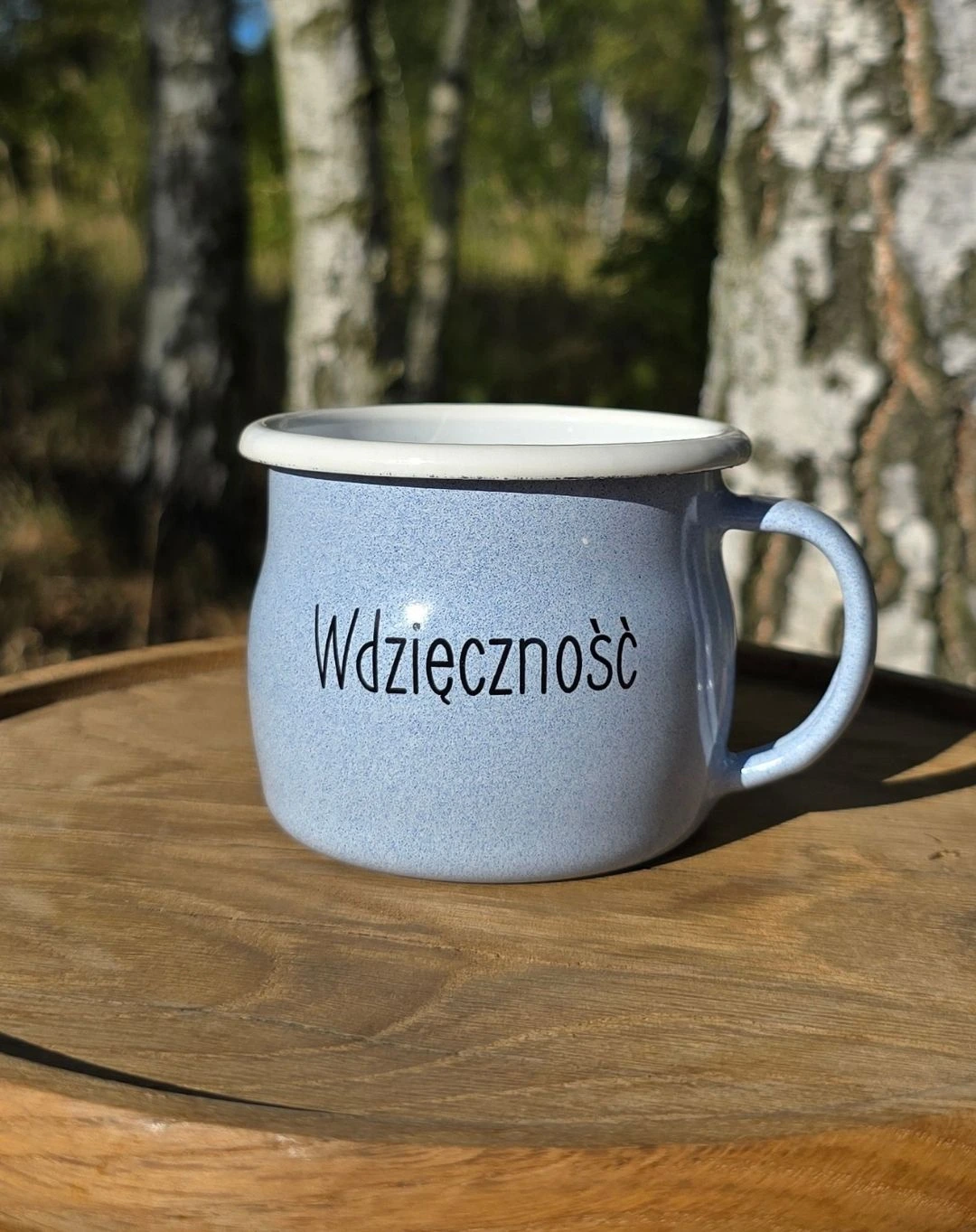 Kubek Emaliowany „ Wdzięczność ”
