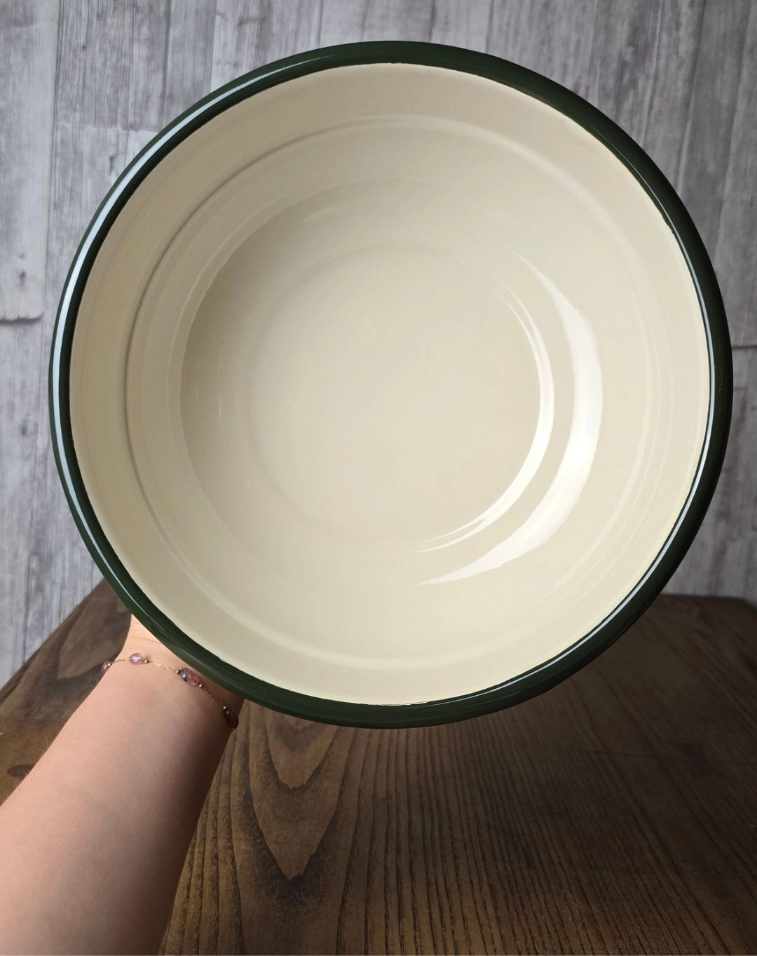 Miska Emaliowana ◦ duża ◦ 24 cm ◦ Słoneczniki ◦ - obrazek 2