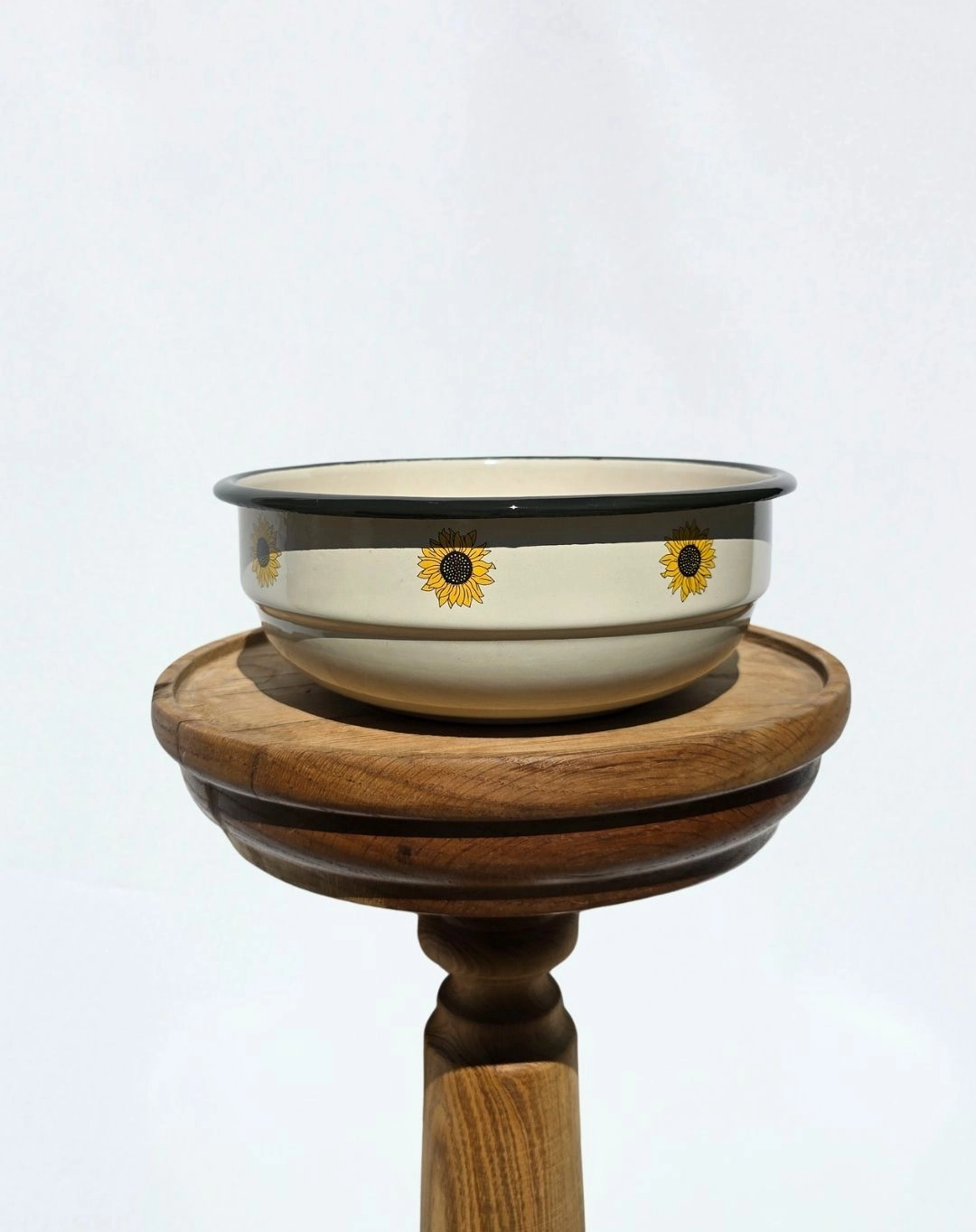 Miska Emaliowana ◦ średnia ◦ 20 cm ◦ Słoneczniki ◦