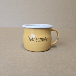 II gatunek – Kubek Emaliowany „ Wdzięczność ” Mały