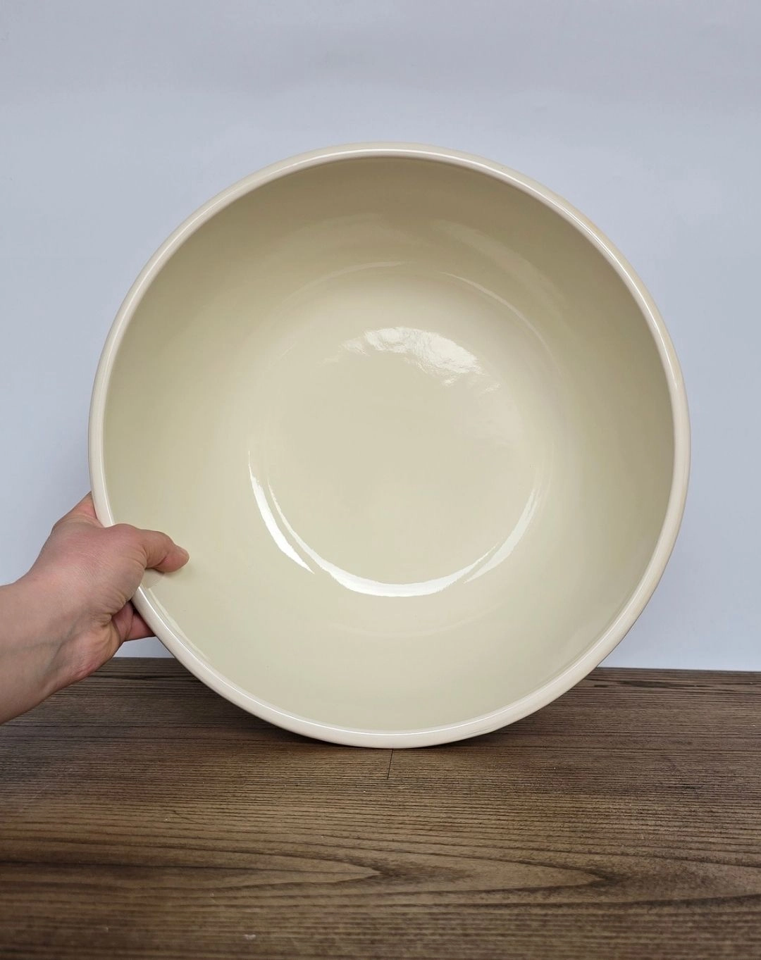 Miska Emaliowana ◦ bardzo duża ◦ 30 cm ◦ Złoty Miód ◦ - obrazek 4